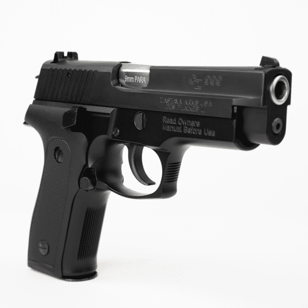9mm para blued steel alloy right angled