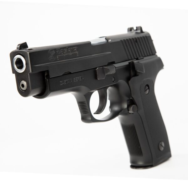9mm para blued steel alloy left angled