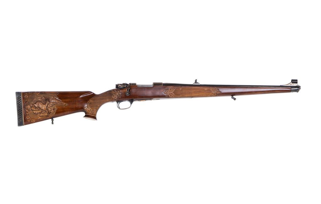 engraved bolt action rifle Mauser m 85 exclusive