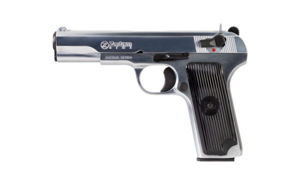 M70 AA 9mm Pistol chrome left angle