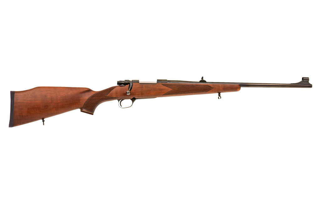standard bolt action Mauser rifle wood m 85
