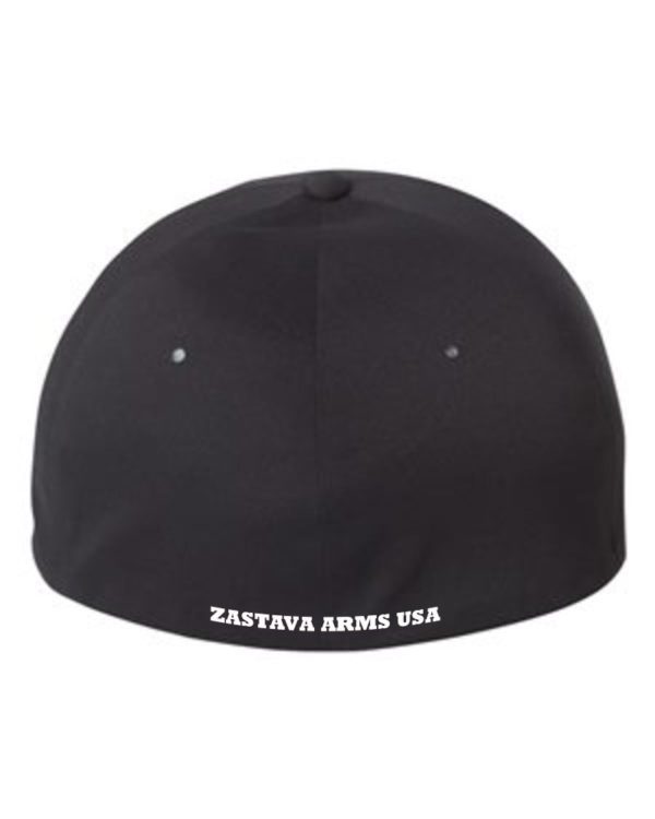 zastava black hat flex fit back