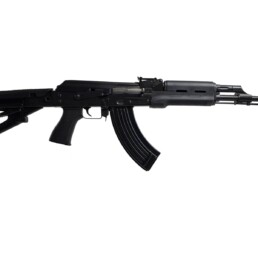 black ak rifle zpap zastava m70 7.62x39mm polymer main angle