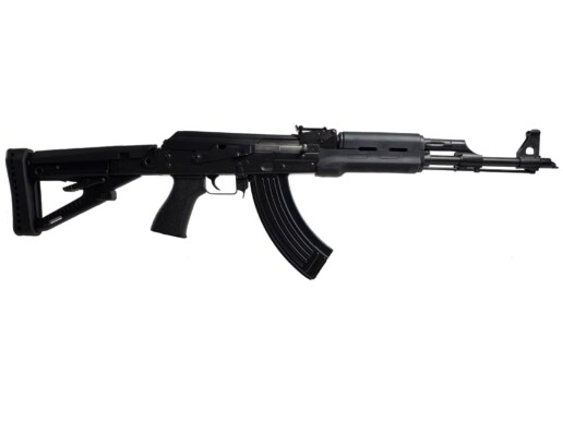 black ak rifle zpap zastava m70 7.62x39mm polymer main angle