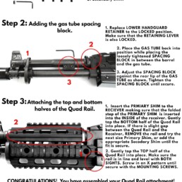 installation quad rail zpap pistol 1913 rail