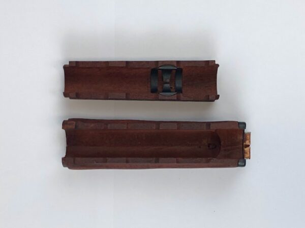 Serbian red stain handguard set ak pistol bottom