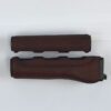 Blem Serbian red stain handguard set ak pistol side