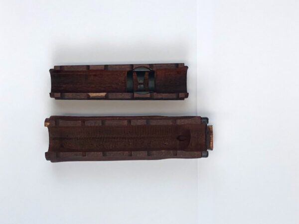 Blem Serbian red stain handguard set ak pistol bottom