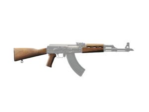 rifle ak m70 walnut wood right view