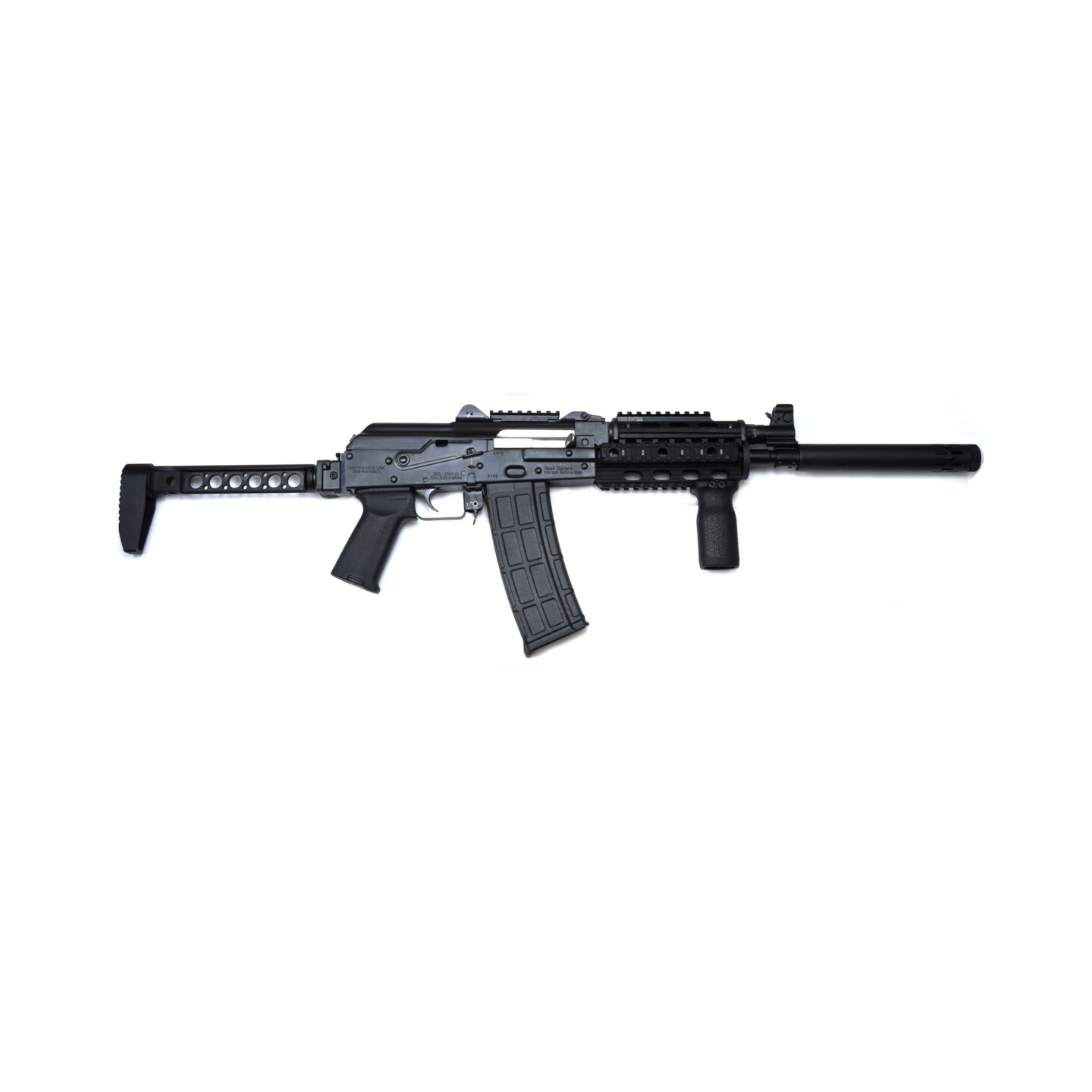 ZPAP85 ZP85556SFR Muzzle Extension Folding Stock Vertical Grip