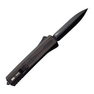 ZASTAVA A7 OTF TACTICAL BLACK KNIFE