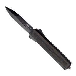 ZASTAVA A7 OTF TACTICAL BLACK KNIFE