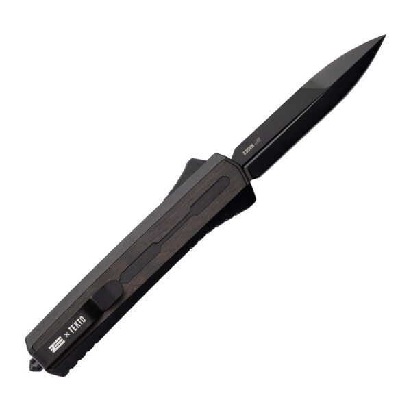 ZASTAVA A7 OTF TACTICAL BLACK KNIFE