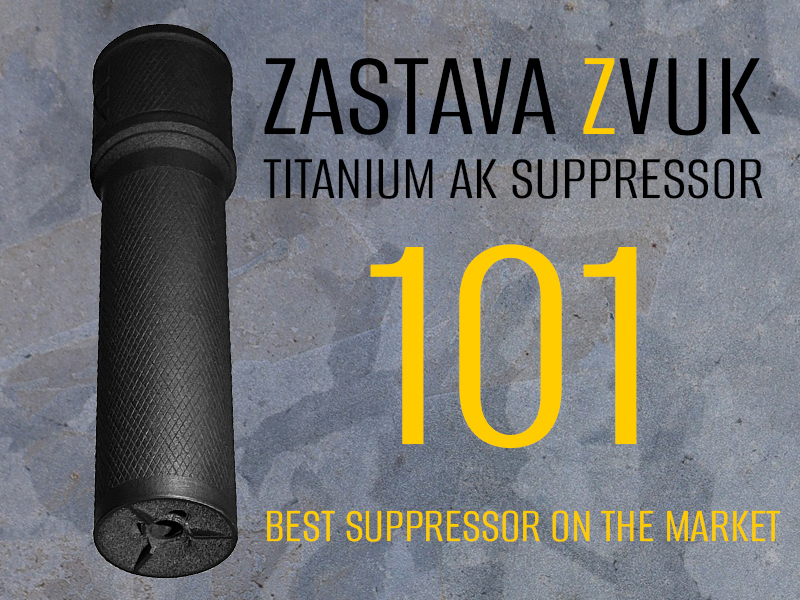 Zastava’s Titanium AK Suppressor cuts weight, tames heat, and stays rugged with HUB compatibility and smart gas control—purpose-built for hard-running rifles.