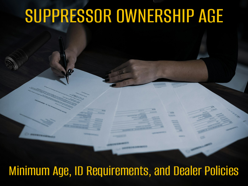 Learn the verified rules on suppressor ownership age, what IDs you need for ATF eForm 4, and how ZastavaArms-friendly dealers handle policies to keep your purchase smooth and legal.