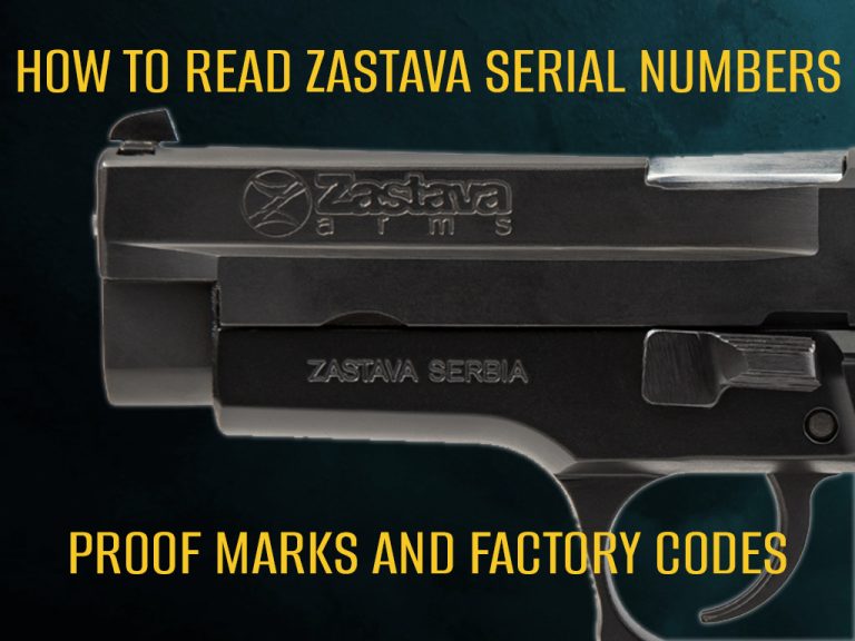 Factory Serial Number How to Read Zastava Serial Numbers, Proof Marks, and Factory Codes