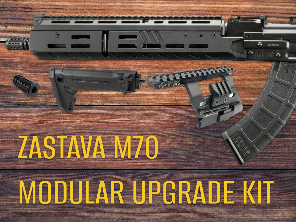 Upgrade your rifle with the Zastava M70 modular upgrade kit from ZastavaArms USA. Learn what comes in the kit, compatibility details, and why this bundle offers a smart M70 upgrade path.